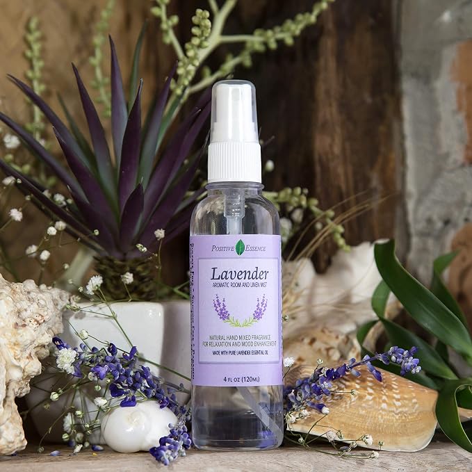 Lavender Room and Pillow Spray, Natural Aromatherapy Sleep Spray with Lavender Essential Oil for Relaxation, Fabric & Bedding Mist, Non-Aerosol Odor Neutralizer