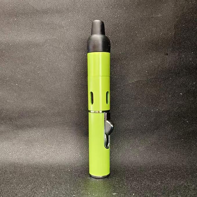 Torch Lighter,Handheld Multifunctional All-in-One Tube Built-in Detachable Windproof Lighter,Outdoor,Indoor,Camping,Candle,Birthday,Lemon Green(2PCS)