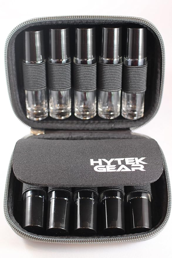 Essential Oil Carrying Case Holds 10 Bottles Perfect for Roller Bottles 5ml - 10ml Multiple Colors! (1 Pack, Gray)