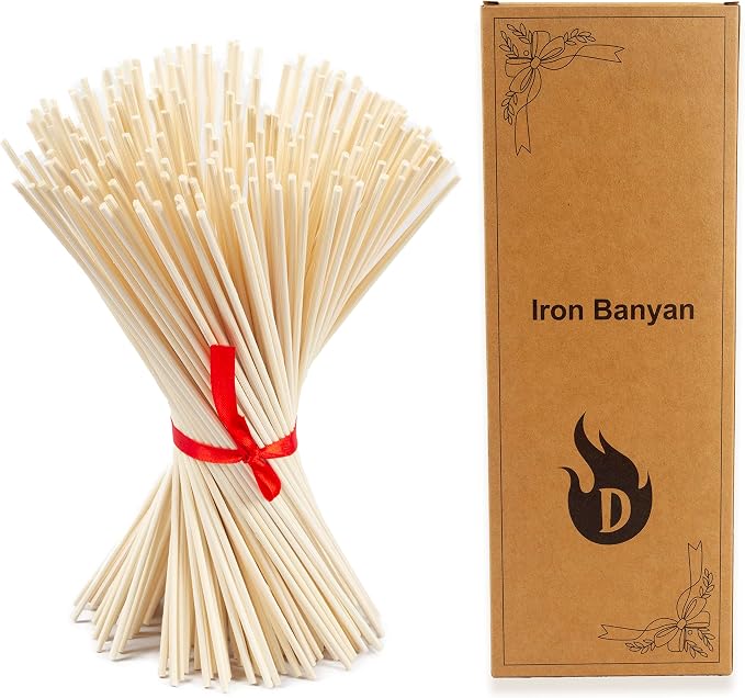 80PC Reed Diffuser Sticks,Diffuser Refills,Natural Rattan Essential Oil Aroma Diffuser Replacement Sticks for Spa, Home,Office (Natural)