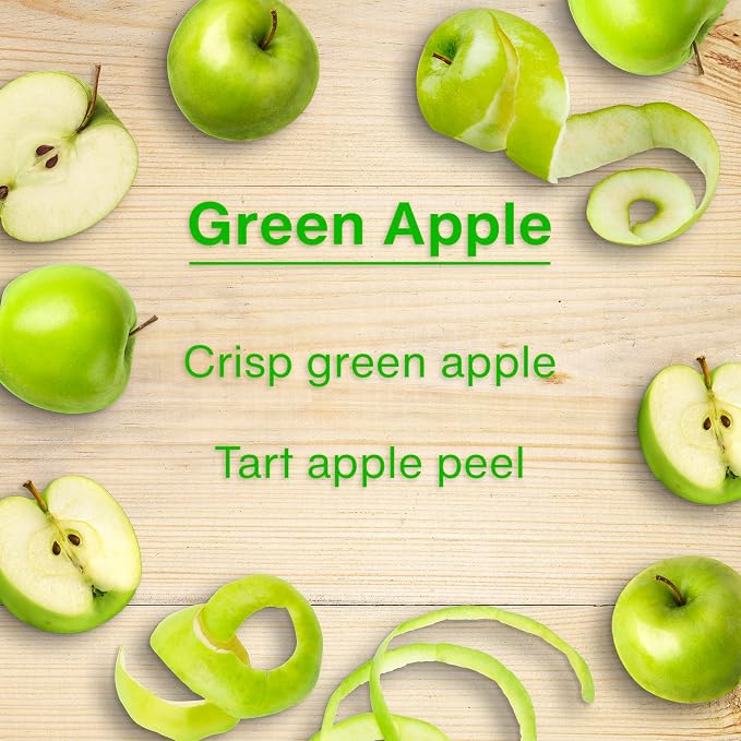 LITTLE TREES Car Air Freshener | Hanging Tree Provides Long Lasting Scent for Auto and Home | Green Apple, 24 Air Fresheners