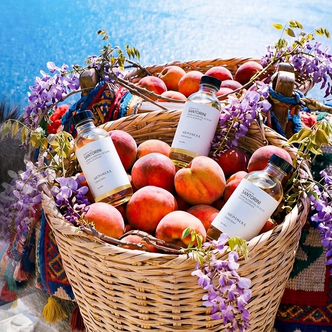 Hotel Diffuser Oil Inspired by Santorini Scent - Premium Fragrance Oil for Ultrasonic and Waterless Diffuser - 120 mL, 4 fl oz
