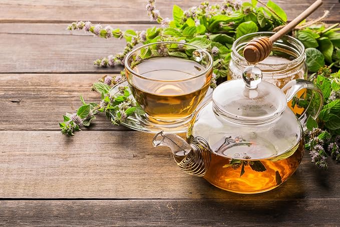 Worldwide Botanicals Organic Lemon Balm Tea, 6 Ounces - Loose Leaf Premium Herbal Tea | 100% Pure Lemon Balm Leaves | For Stress Relief and Good Digestion | Kosher