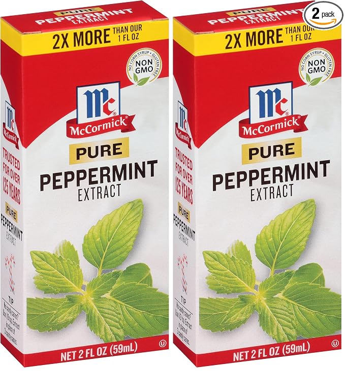 McCormick Pure Peppermint Extract, 2 fl oz (Pack of 2)