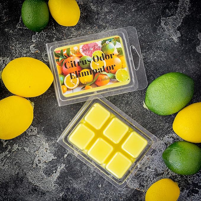 The Candle Daddy Citrus Odor Eliminator Maximum Scented Wax Melts- 1 Pack- 2 oz- 6 Cubes