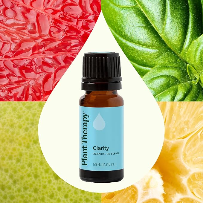 Plant Therapy Clarity Essential Oil Blend 10 mL (1/3 oz) 100% Pure, Undiluted, Therapeutic Grade