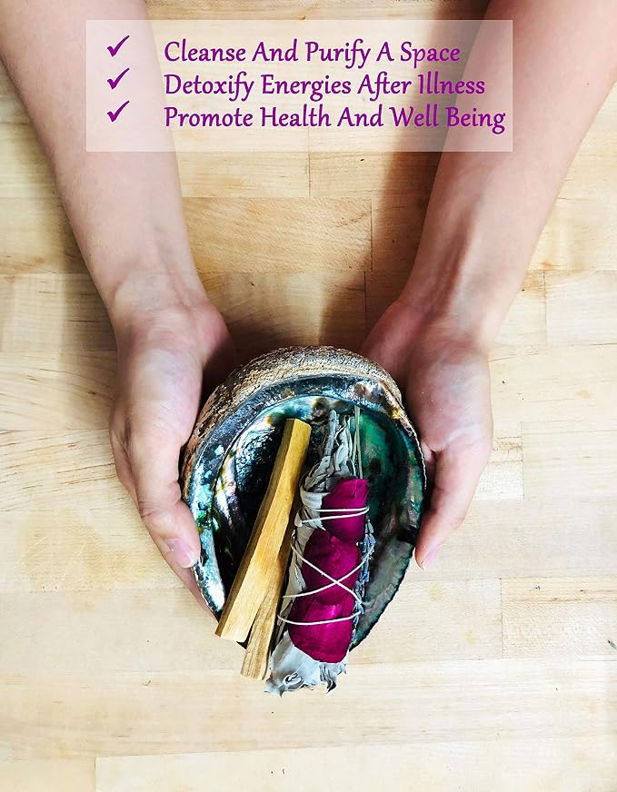 TOMOKO White Sage Smudge Product (Chakra Healing Kit), Healing, Purifying, Meditating, Incense & Cleansing!