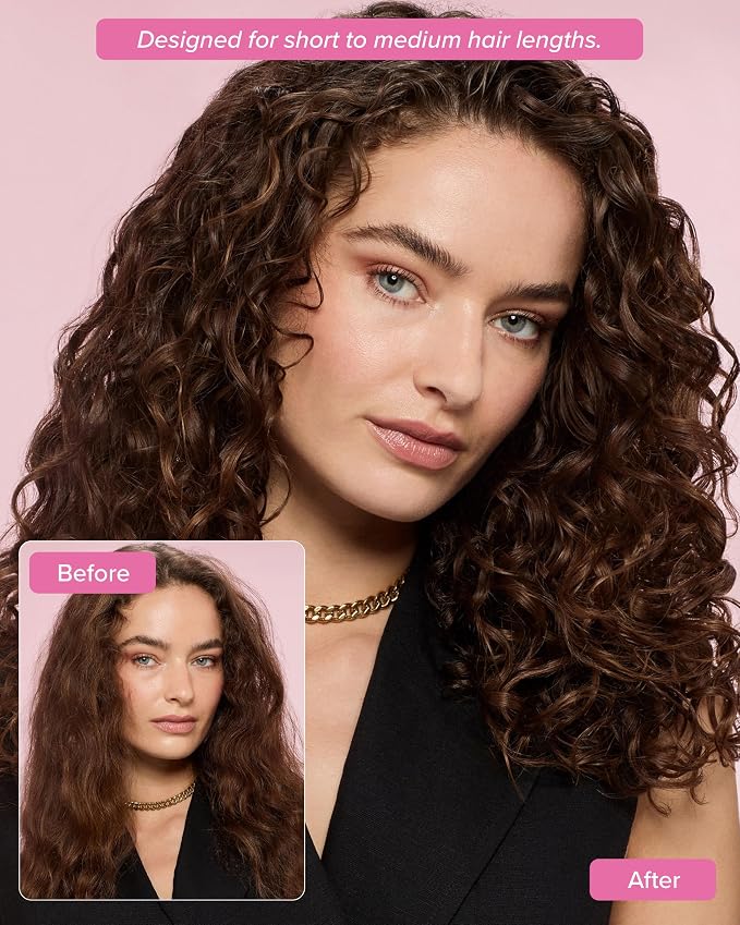 Bellissima Diffon Worldwide Diffuser Hair Dryer for Curly Hair - Dual Voltage 2-in-1 Blow Dryer with Diffuser - Reduces Frizz, Defines Curls, Volumizes - Lightweight, Easy Hold Handle