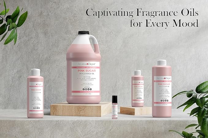 Aroma Depot Pink Sugar 10 ml. / .033 fl. oz. Roll-On Perfume I Skin Oil I Our Interpretation Premium Quality I Uncut I Fragrance Oil I Skin Safe I Add Aroma to Your DIY Projects