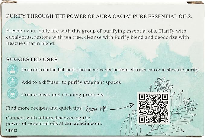 Aura Cacia Purify Essential Oil Kit