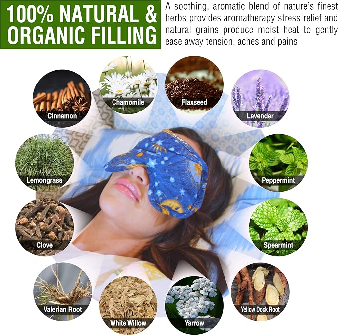 Nature's Approach Aromatherapy Belted Lumbar Wrap | Hot or Cold Therapy with a Soothing Blend of 12 Natural Herbs | Microwave and Freezer Safe