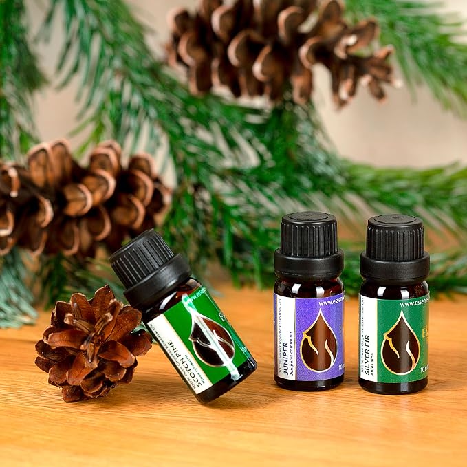 Organic Scotch Pine Essential Oil 1/3 Fl Oz (10ml) Pinus Sylvestris - 100% Pure Natural and Undiluted Therapeutic Grade for Aromatherapy Diffuser Humidifier Skin Care DIY Cosmetics