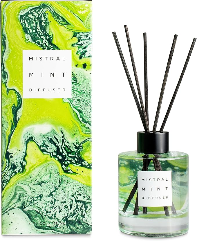 Mistral Marbles Home Fragrance Diffuser, Mint
