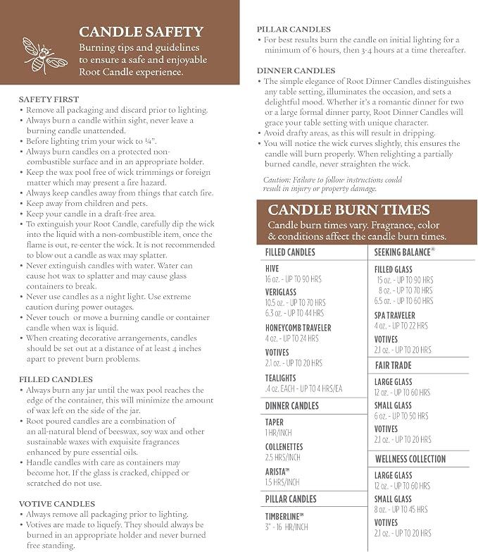 Root Candles Seeking Balance Wood Wick Spa Candle Aromatherapy Candles, 12-Ounce, Seduce: Patchouli & Anise