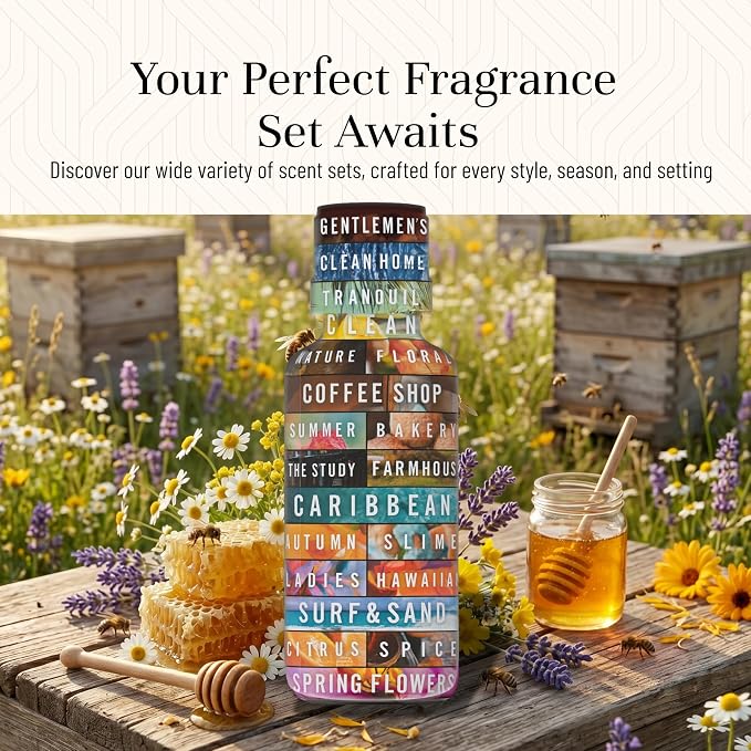 P&J Fragrance Oil - Honey Scented 30ml - Candle Scents, Soap Making, Diffuser Oil, Fresh Scents