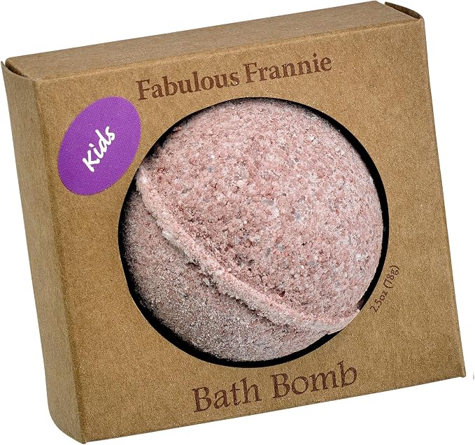 Fabulous Frannie Kid's Peace and Calm Natural, Handmade Bath Bomb Set, Rich in Essential Oil, Salt, Coconut Oil, Witch Hazel 2.5oz (Pack of 1)