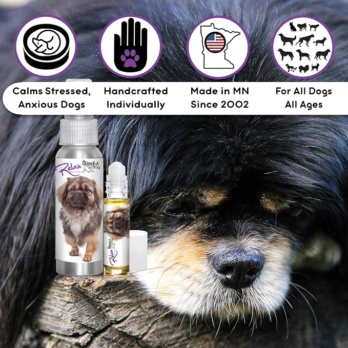 The Blissful Dog Tibetan Spaniel Relax Dog Aromatherapy Spray for Your Dog's Anxiety