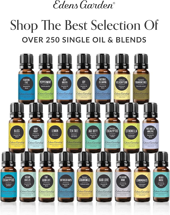 Edens Garden Diffuse Inhale Repeat Essential Oil Synergy Blend, 100% Pure Therapeutic Grade (Undiluted Natural/Homeopathic Aromatherapy Scented Essential Oil Blends) 10 ml