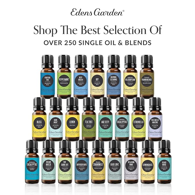 Edens Garden Cherry Blossom Body Oil – Bath, Body & Massage Oil with Pure Essential Oils & Vitamin E, Moisturizing Floral Aromatherapy for Skincare, 4 fl oz (118 ml)