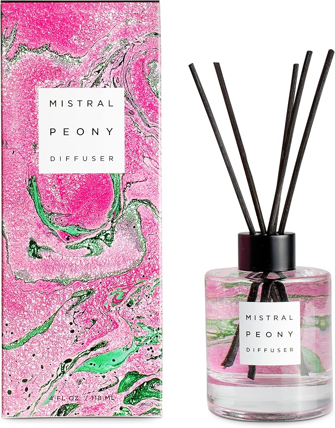 Mistral Marbles Home Fragrance Diffuser, Peony