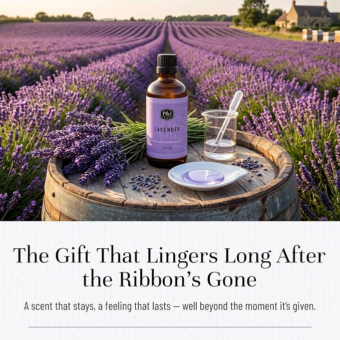 P&J Trading Fragrance Oil | Lavender Oil 100ml - Candle Scents for Candle Making, Freshie Scents, Soap Making Supplies, Diffuser Oil Scents
