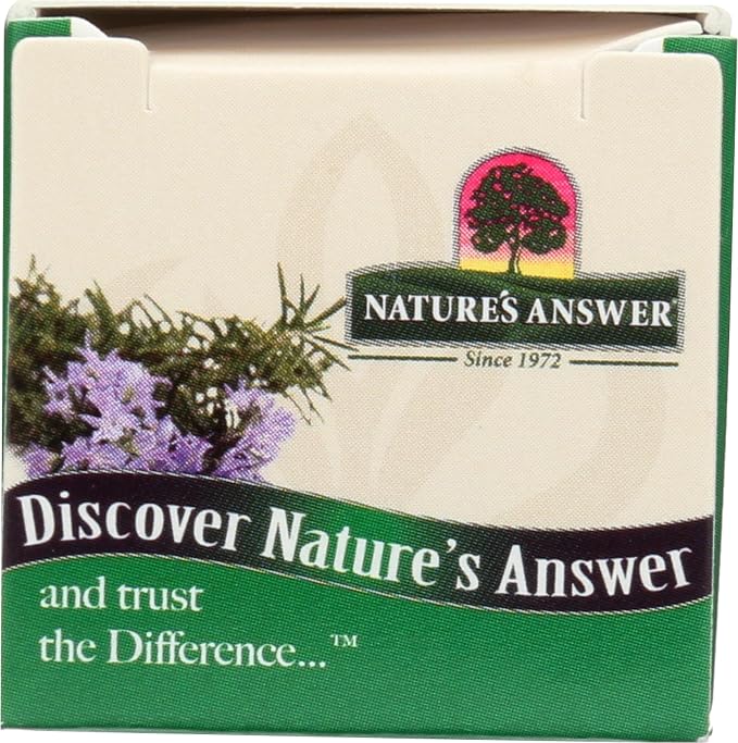 Nature’s Answer USDA Organic Rosemary Essential Oil, 100% Pure | Natural Aromatherapy Oil for Diffuser/Humidifier, Steam Distilled 0.5 fl oz. (15ml) | Made in USA