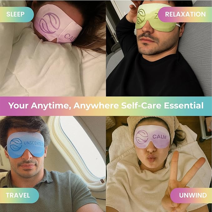 Body Restore Heated Eye Mask for Dry Eyes 30 Pack – Fathers Day Gift for Dad, Birthday Gifts for Women and Men, Self Heating Warm Compress, Relaxation – Variety