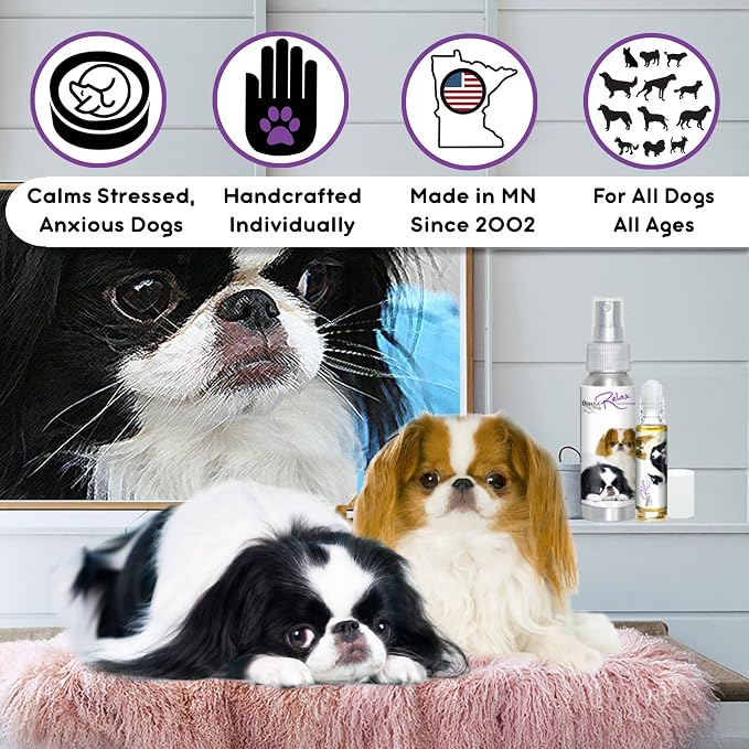 The Blissful Dog Japanese Chin Relax Dog Aromatherapy Spray for Your Dog's Anxiety