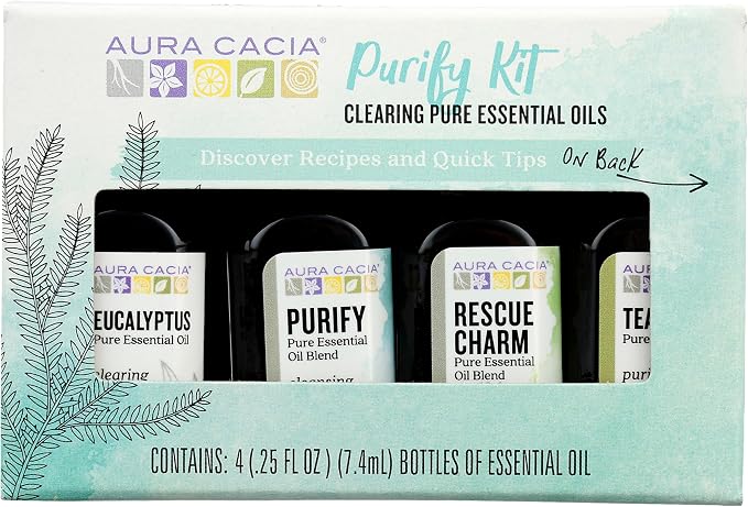 Aura Cacia Purify Essential Oil Kit